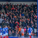 More than 600 Blackpool fans made the trip down south.