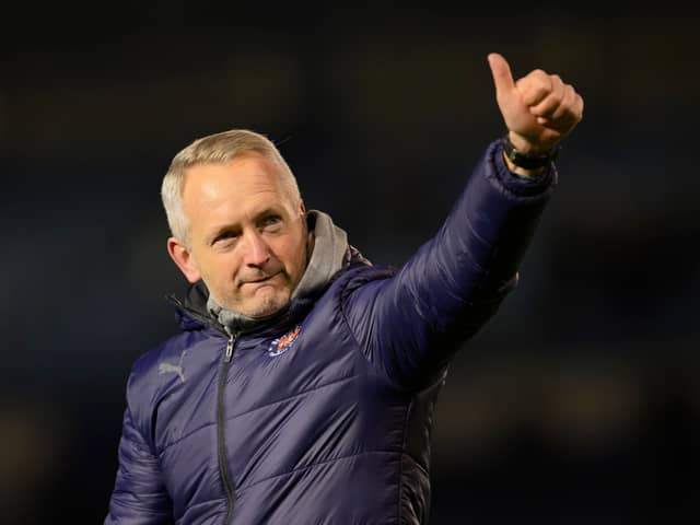 Neil Critchley salutes to 618 Blackpool fans who travelled to Portsmouth on Saturday.