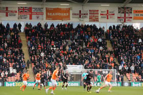 Blackpool are back in Bloomfield Road action tonight as Northampton travel to the north west
