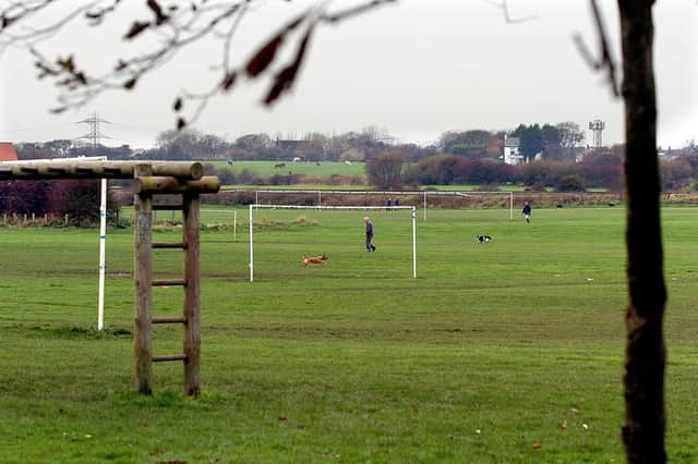 Cottam Hall playing fields in Poulton