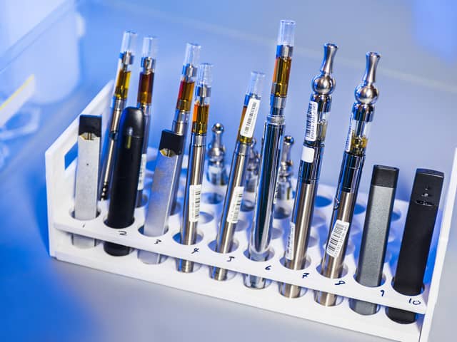The council is cracking down on under-age sales of vapes