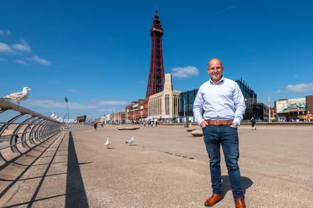 Evolution Managing Director JJ Fitzgerald who is donating his company’s time and
expertise to help revamp Blackpool Sea Cadets’ base and is inviting others to join
forces on the project.