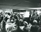 Christmas shopping at WH Smith 1975
