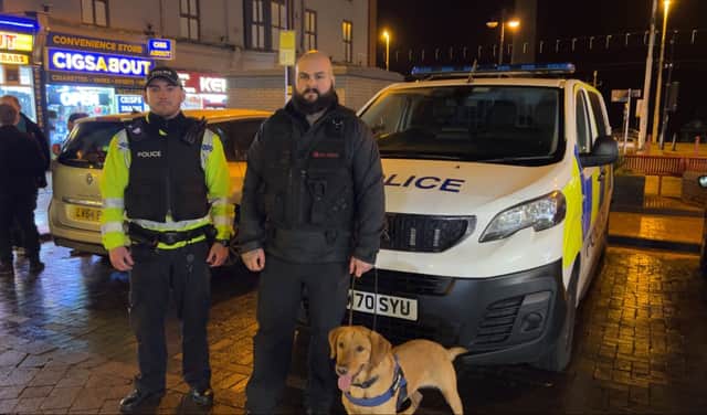 Three people were arrested in Blackpool during a police operation aimed at protecting revellers (Credit: Lancashire Police)