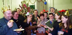 A scene from Salvation Army Citadel in the days leading up to Christmas