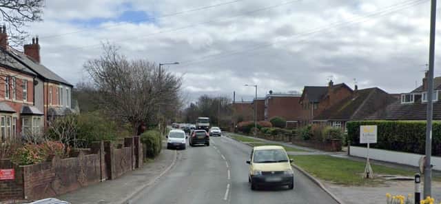 Emergency services were called to a collision on Heyhouses Lane (Credit: Google)