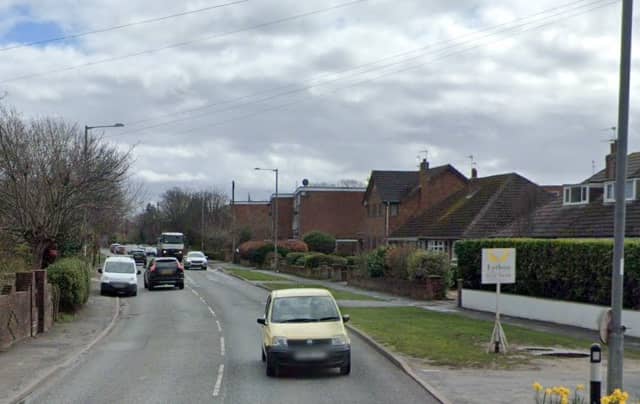 Emergency services were called to a collision on Heyhouses Lane (Credit: Google)