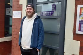 Stephen Larkin who found himself homelessness in Blackpool