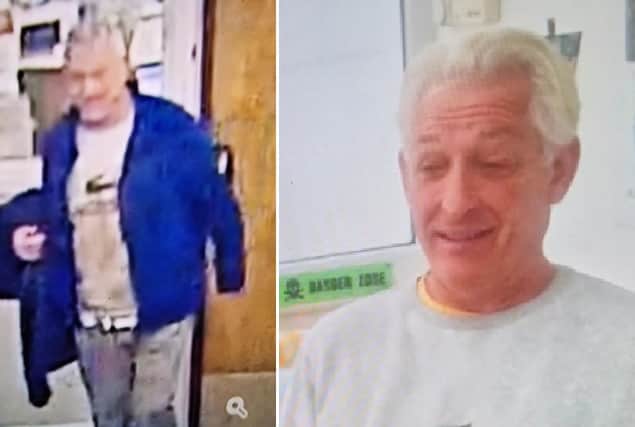 The 60-year-old was last seen in the Preston New Road area, close to The Harbour, at 5.52pm that day (Credit: Lancashire Police)