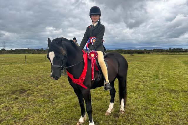 Betsie Neale is raising money for a hospital ward through a marathon pony ride