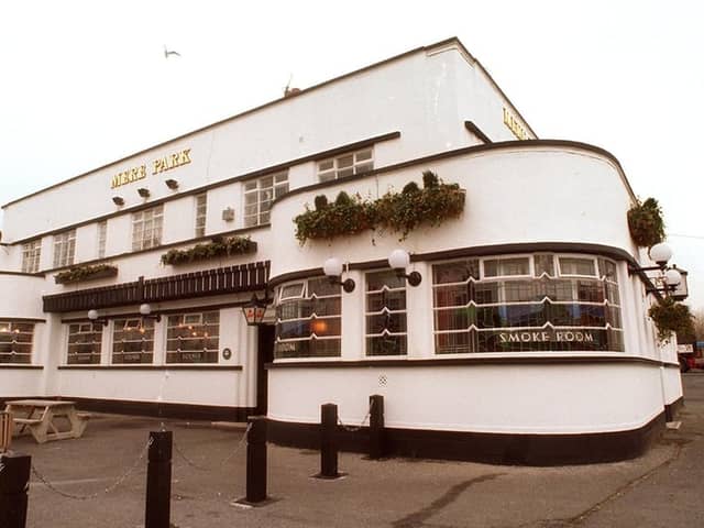 The Mere Park pub, on Preston Old Road, has long been a cosy local  - yet little is mentioned of its fine, Art Deco architecture