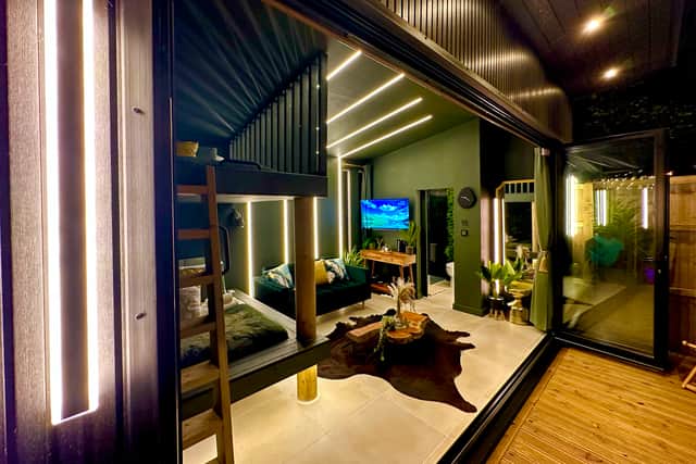 One of the exquisite glamping pads 