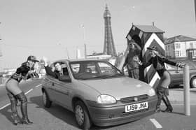 The fun-shine resort of Blackpool has called out the guards to make sure everyone is having a good time this Easter. After declaring itself an independent principality of fun at the end of last season, it is hoping to carry on laughing by setting up chuckle check points around the town. Drivers in the resort's main car park complex were greeted by smile sergeants Jenny Clays and Andrea Lew and chuckle corporal Peter Oliver, who reminded them of the town's charter of fun