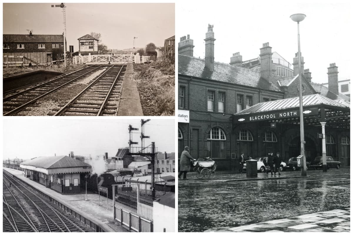 25 remarkably historic retro pictures of Blackpool train stations in days ...