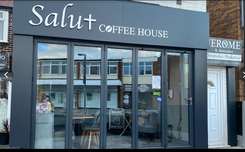 Salut Coffee House, 10 All Hallows Road, Bispham. "Great atmosphere, lovely food."