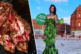 steak or veg? Veganuary stunt causes debate