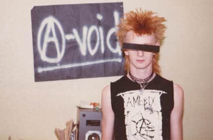 The earliest A-void photo - taken in early 1983 when Stan was still looking for bandmates