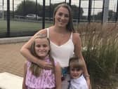 Fiona Robinson with her children (Credit: Lancashire Police)