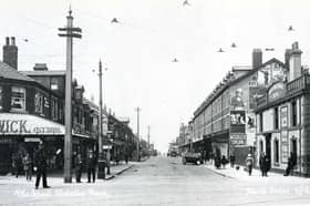 Waterloo Road at the junction with Lytham Road in 1920