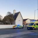 Police and ambulace crews at the scene in Headroomgate Road, St Annes on Wednesday afternoon (January 17)