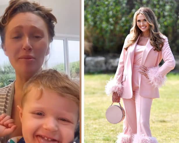 Charlotte Dawson says she is feeling very emotional about her son Noah turning 3. Credit: @charlottedawsy on Instagram and Getty.