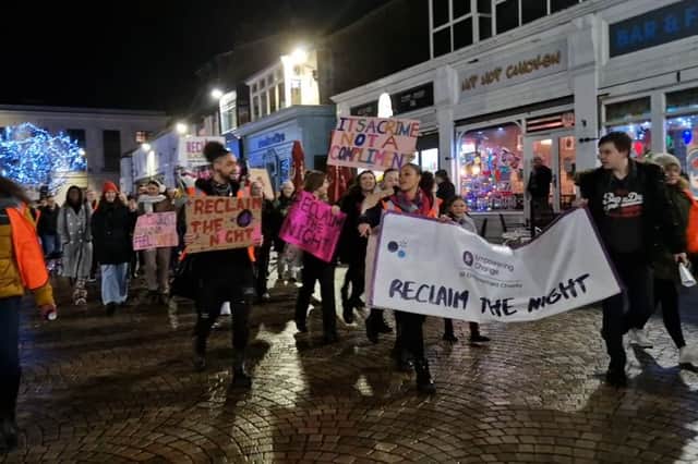 Reclaim Blackpool march for safer streets