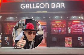 Galleon Bar have announced plans to create a 100-capacity performance space in memory of Merlin (inset)