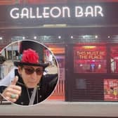 Galleon Bar have announced plans to create a 100-capacity performance space in memory of Merlin (inset)