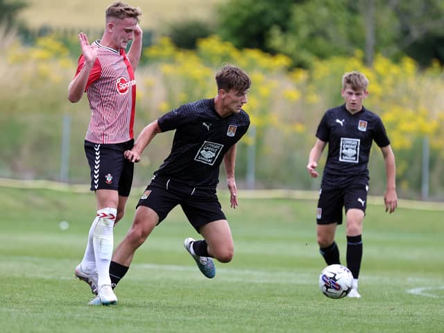 Ryan Finnigan is being linked with a move to Blackpool. The Southampton midfielder is currently on loan at Shrewsbury Town. (Image: Getty Images)