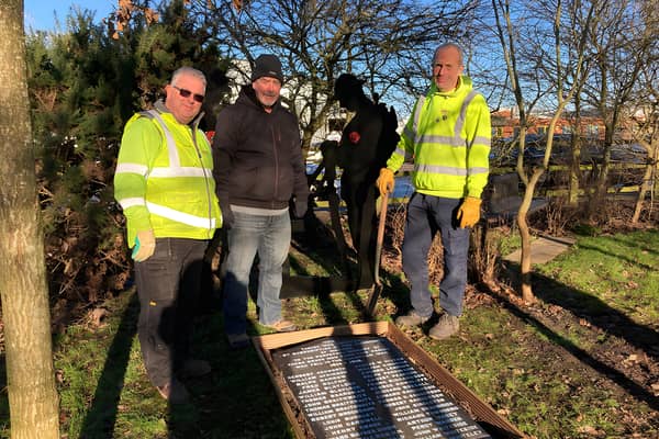 Enveco has linked up with the Fylde Memorial Arboretum to relocate the tablet