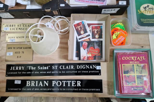 Original props from the filming of Peter Kay's Phoenix Nights went for auction at Warren & Wignall auctioneers in Leyland on Wednesday, January 31