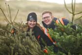 Amy Pennington from Lancs Wildlife Trust with ranger Andy Mills