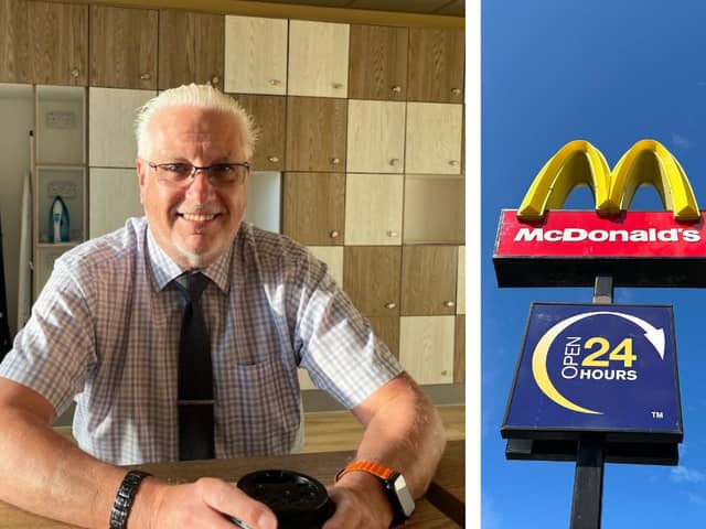 Nigel Dunnington is the franchise owner of 18 McDonald's across Lancashire. Credit: National World and Getty