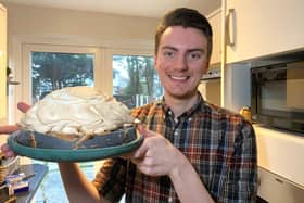 Reporter Sean Gleaves attempted to make baked Alaska for the first time 