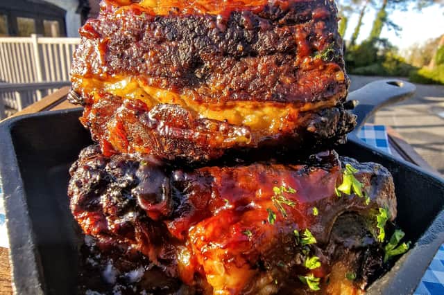 Food will include beef brisket and short ribs. 