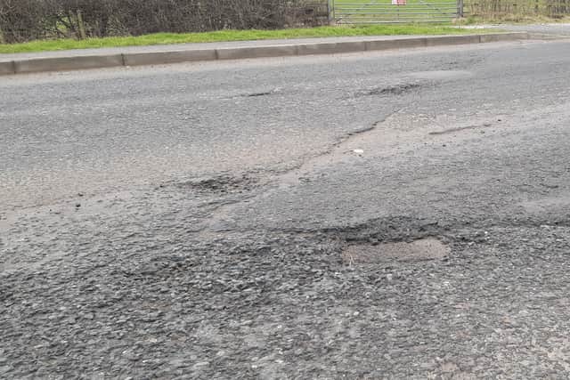 Potholes on School Road