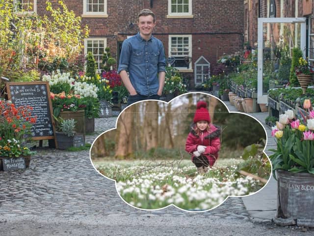 Greg's Garden Hub has reopened at Lytham Hall in time for snowdrop season. Main image: Brooks-Carter Photography, Inset: Dan Martino