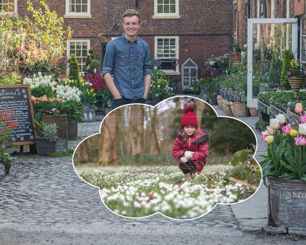 Greg's Garden Hub has reopened at Lytham Hall in time for snowdrop season. Main image: Brooks-Carter Photography, Inset: Dan Martino