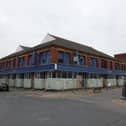 The former Hartes building