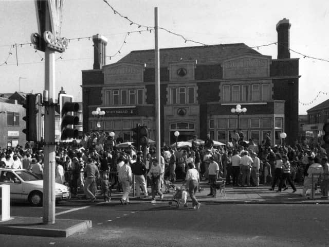 Birminham City fans went on the rampage in Blackpool, starting at the Dutton Arms South Shore where the landlord and staff locked themselves in a room when rioting fans ransacked the bar