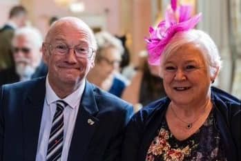 Fundraising to cover the funeral of popular North Pier organist, Trevor. Pictured: Trevor and Jean Raven