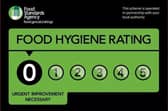 A Fylde takeaway has been handed a new zero-out-of-five food hygiene rating