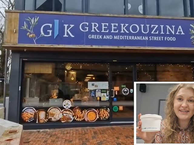 I tried Greekouzina on Friargate which has been shortlisted for a National Kebab Award 2023
