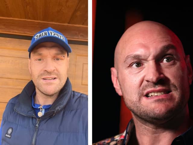 Tyson Fury has taken to Instagram to name his next five fights. Credit: @tysonfury on Instagram and Getty