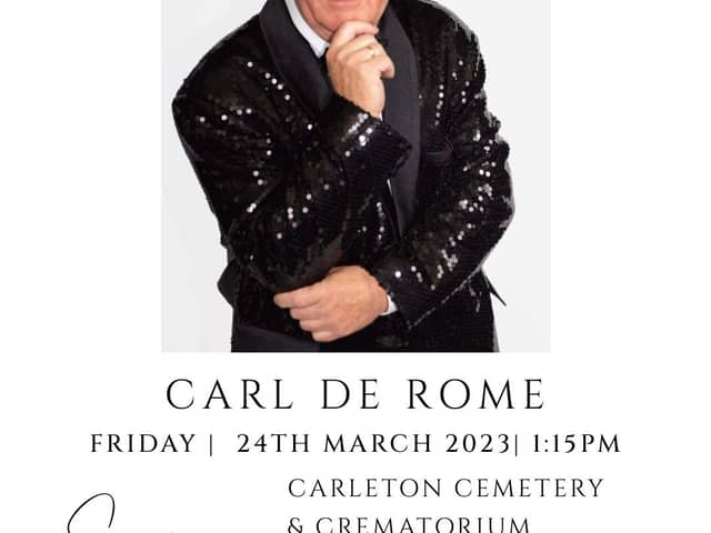 Carl De Rome to be remembered at magical variety event