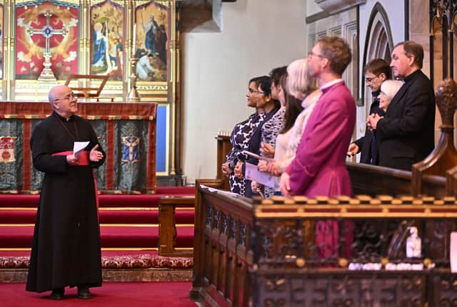 A Racial Justice Service held yesterday afternoon at St Peter's Church