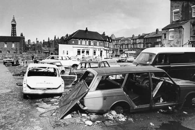 Derelict cars and vans attracted vandals in Erdington Road and Bethesda Square in 1982