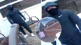 Burglar caught on CCTV