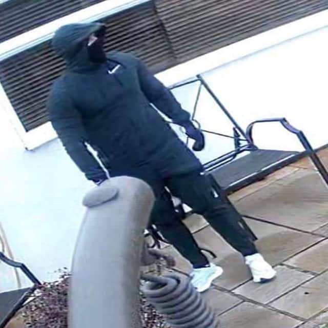 CCTV image shows man breaking into home of grieving woman while she was her husband-to-be's  memorial