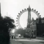 Building the Big Wheel or Great Wheel, as it was also known, began in 1865 and it was in place for three decades before being demolished in 1928. It was a superb feat of engineering and what a skyline in this view down Adelaide Street...